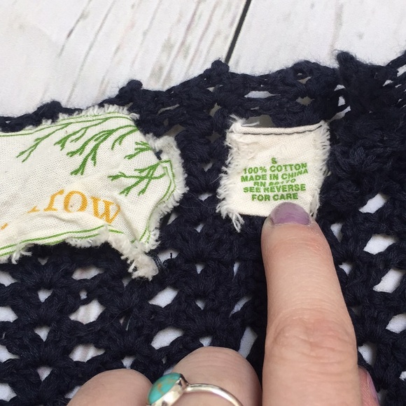 Sparrow Striped Crochet Sweater - Picture 3 of 4